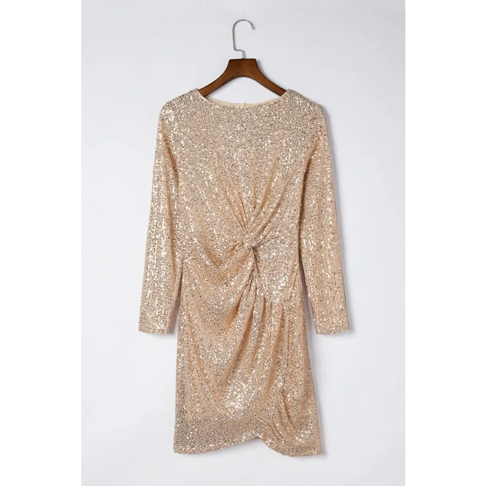 Elevate your wardrobe with timeless luxury fashion for women dress $43.99 dazzling sequin highlights that sparkle