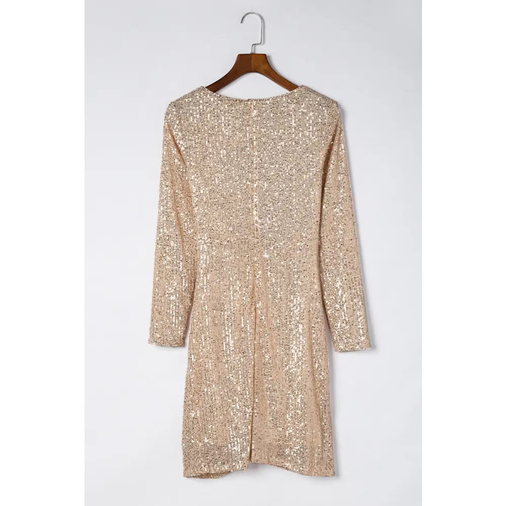 Elevate your wardrobe with timeless luxury fashion for women dress $43.99 dazzling sequin highlights that sparkle