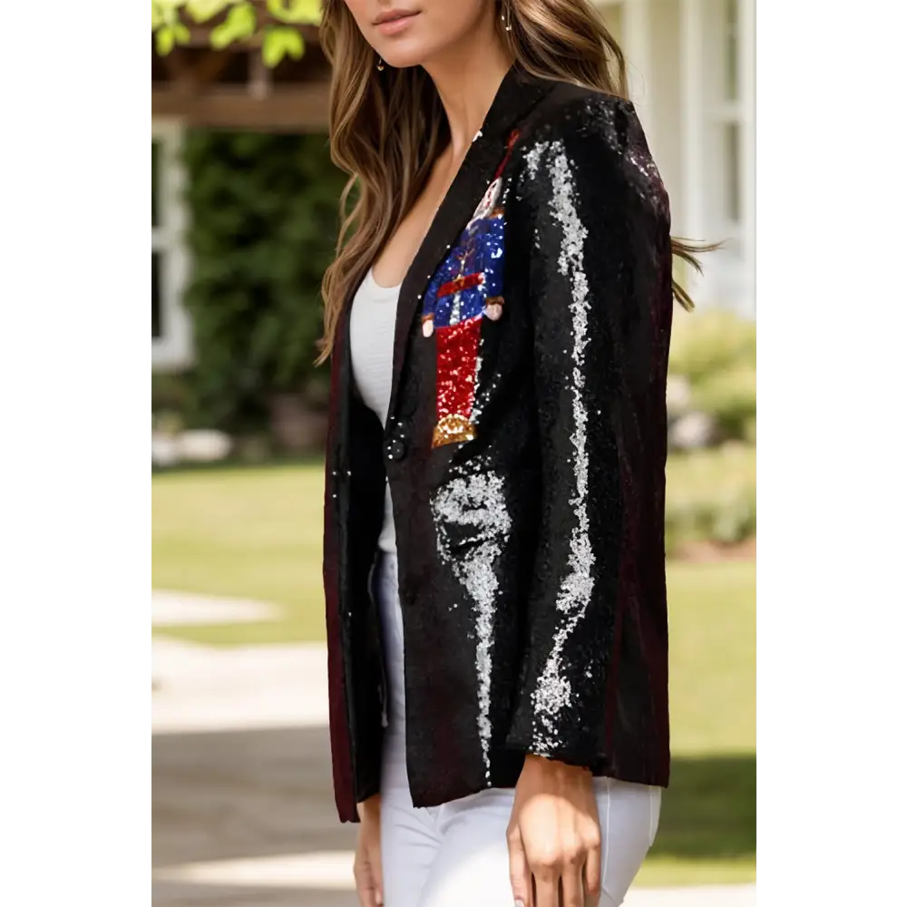 Elevate elegance with the buttoned sequin top in luxury fashion for women $45.84 this exquisite piece boasts a buttoned