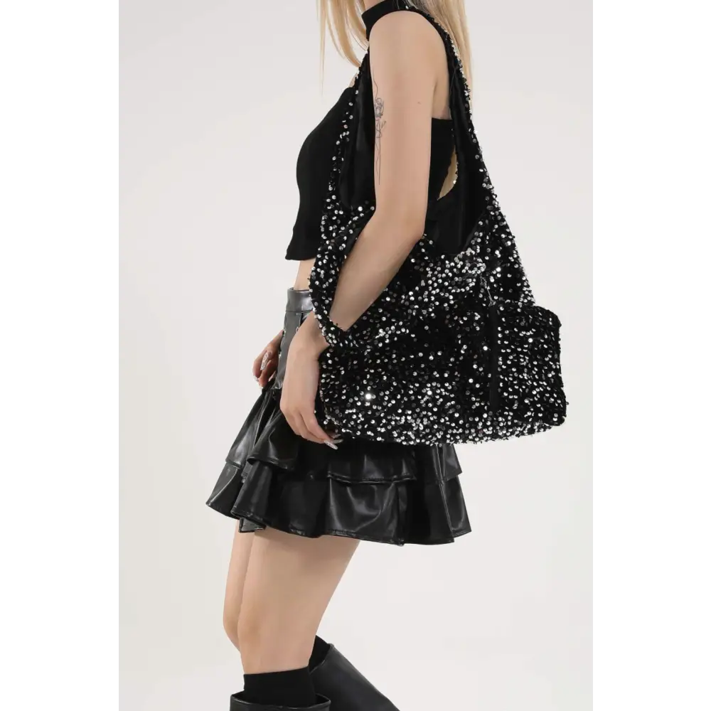 Maven couture sequin handbag for luxury fashion lovers $16.99 bag large polyester, sequin imported, ensuring meticulous