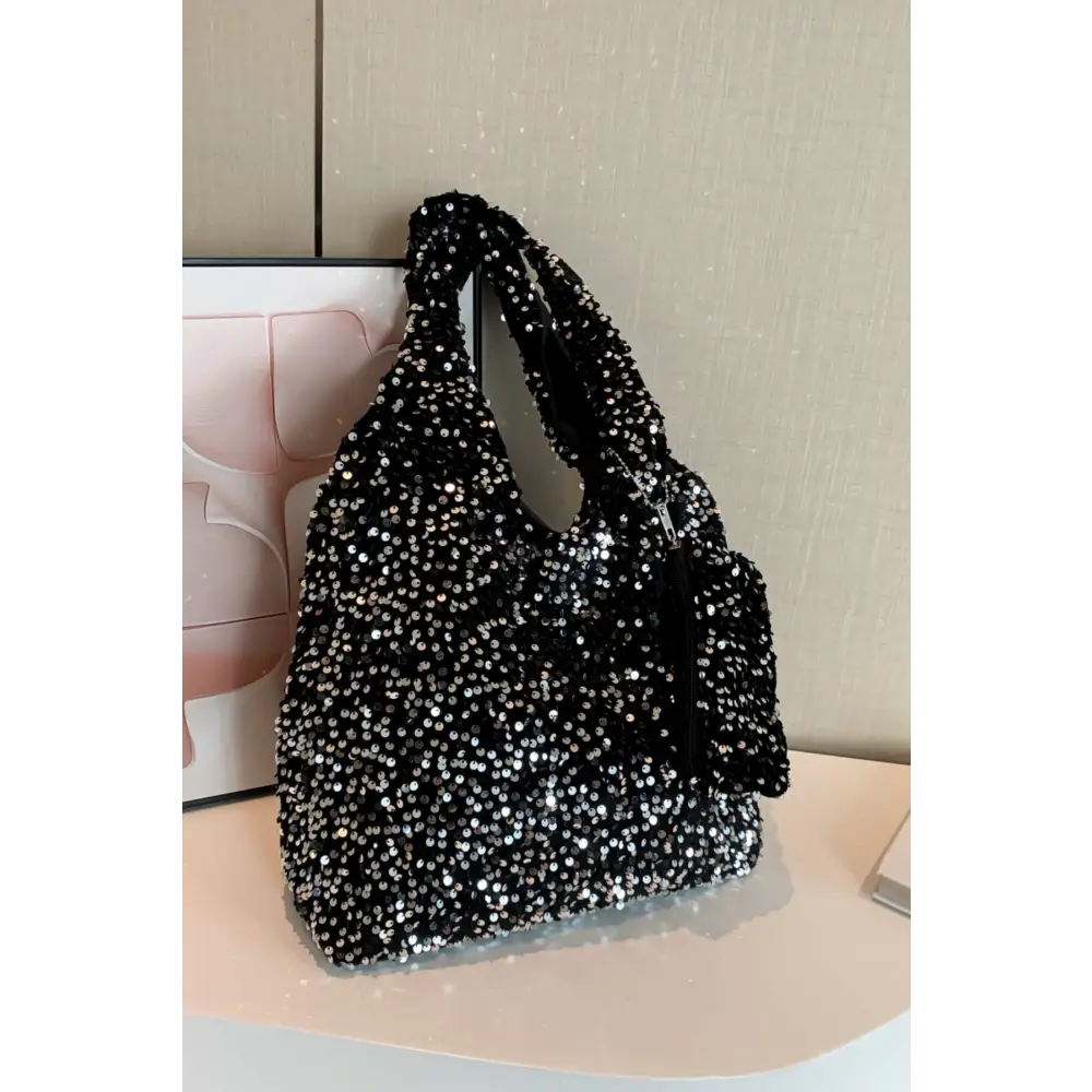 Maven couture sequin handbag for luxury fashion lovers $16.99 bag large polyester, sequin imported, ensuring meticulous