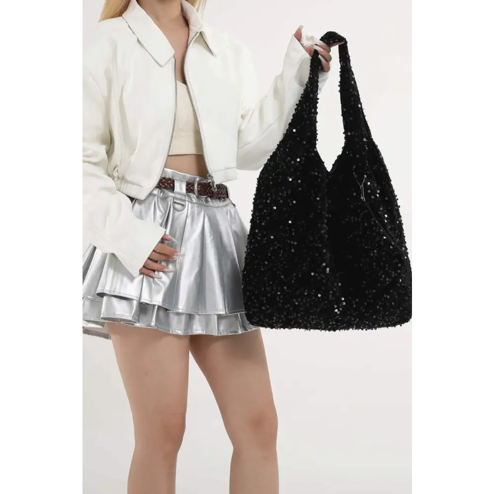 Maven couture sequin handbag for luxury fashion lovers $16.99 bag large polyester, sequin imported, ensuring meticulous