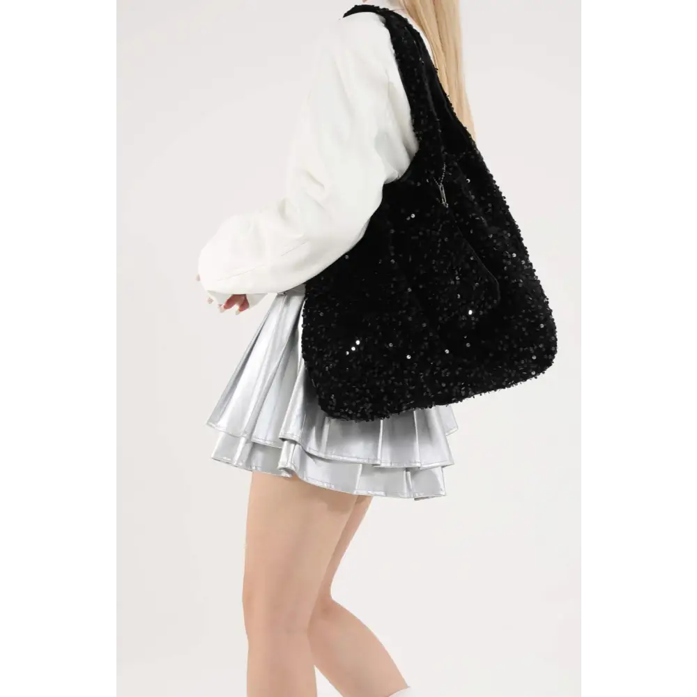 Maven couture sequin handbag for luxury fashion lovers $16.99 bag large polyester, sequin imported, ensuring meticulous