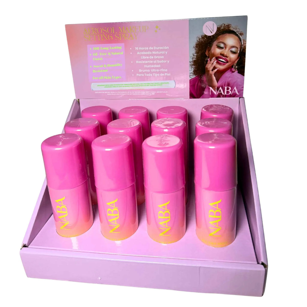 Setting Spray Display – 12 Units - Maven Couture Inc