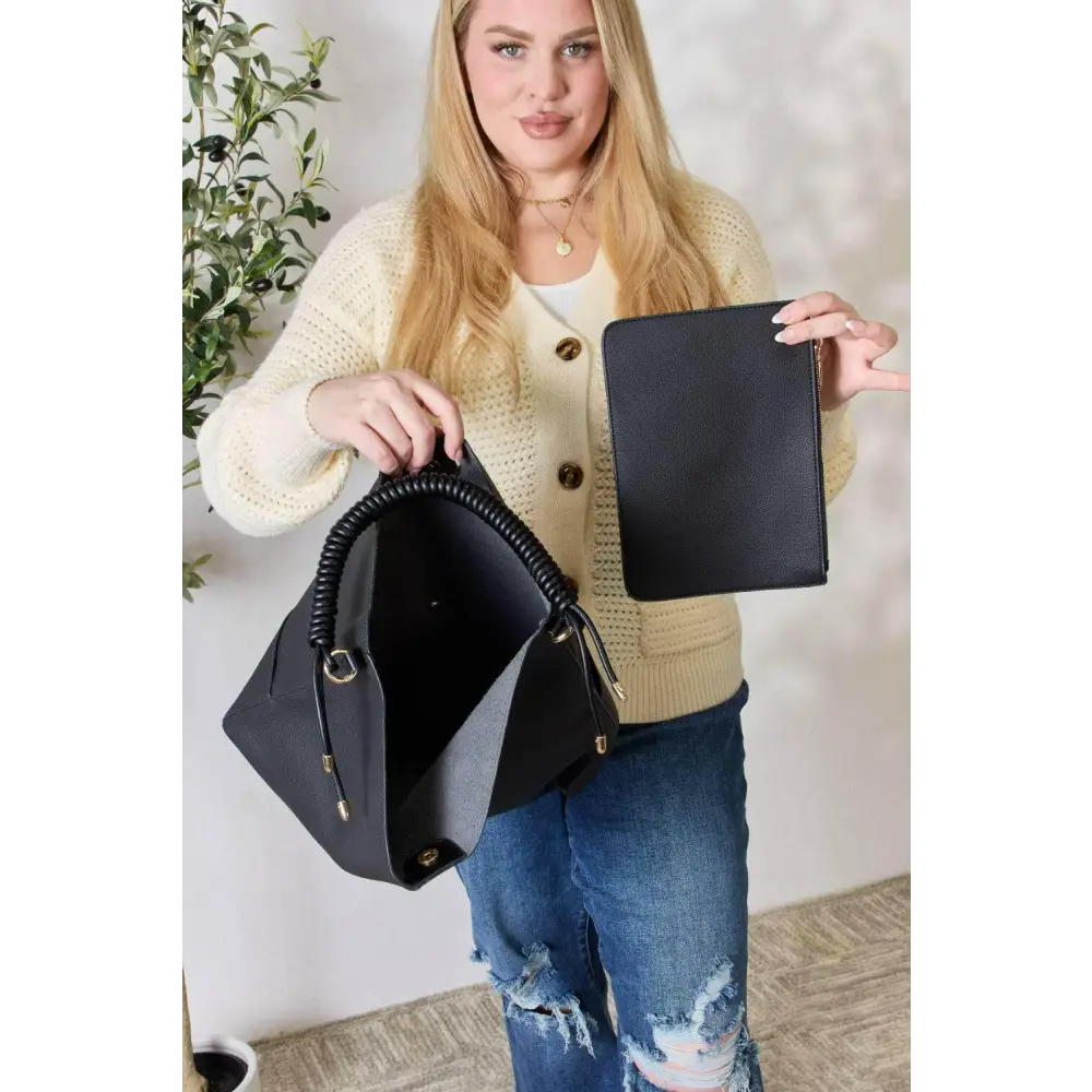 Elegant shomico zipper detail shoulder bag in luxury fashion for women $54 this exquisite bag features a beautifully