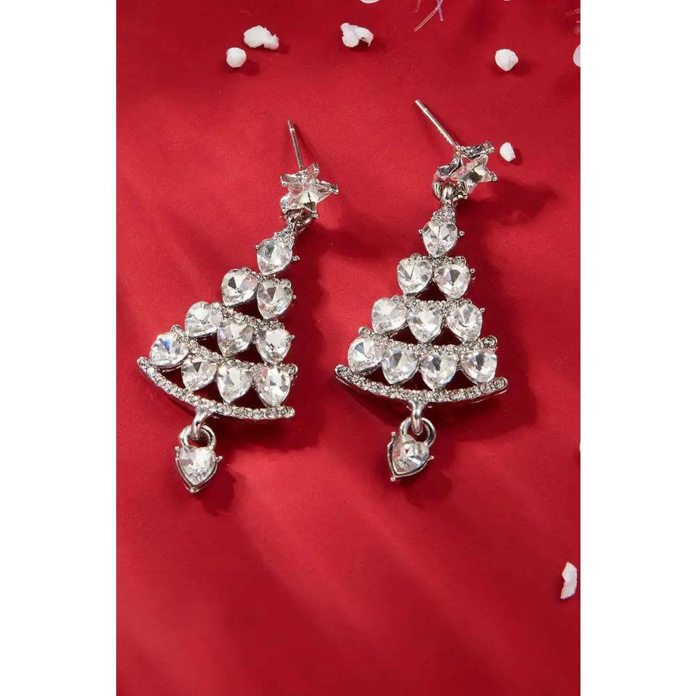 Exclusive christmas tree earrings for timeless luxury fashion for women $9.07 alloy sparkling diamonds enhance