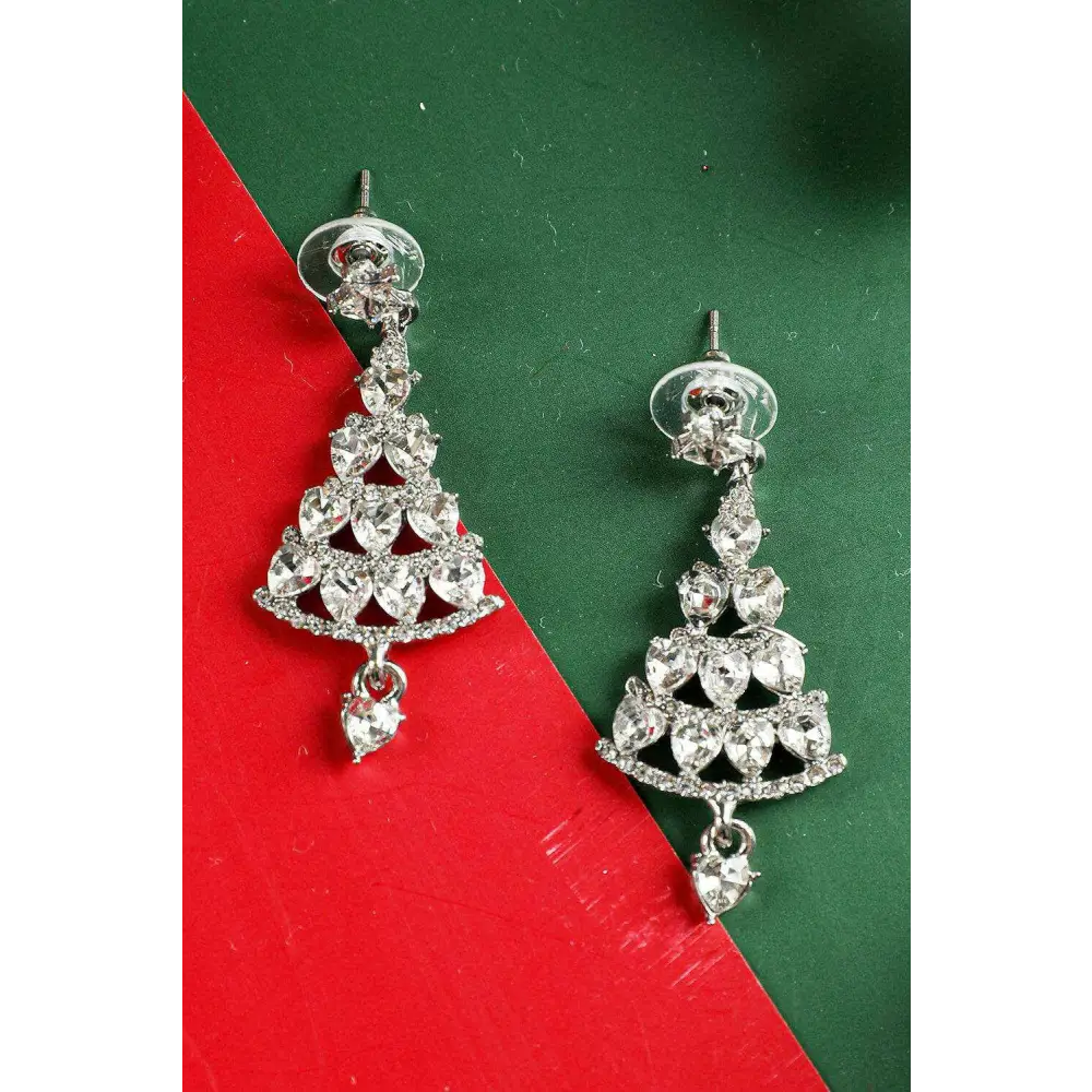 Exclusive christmas tree earrings for timeless luxury fashion for women $9.07 alloy sparkling diamonds enhance