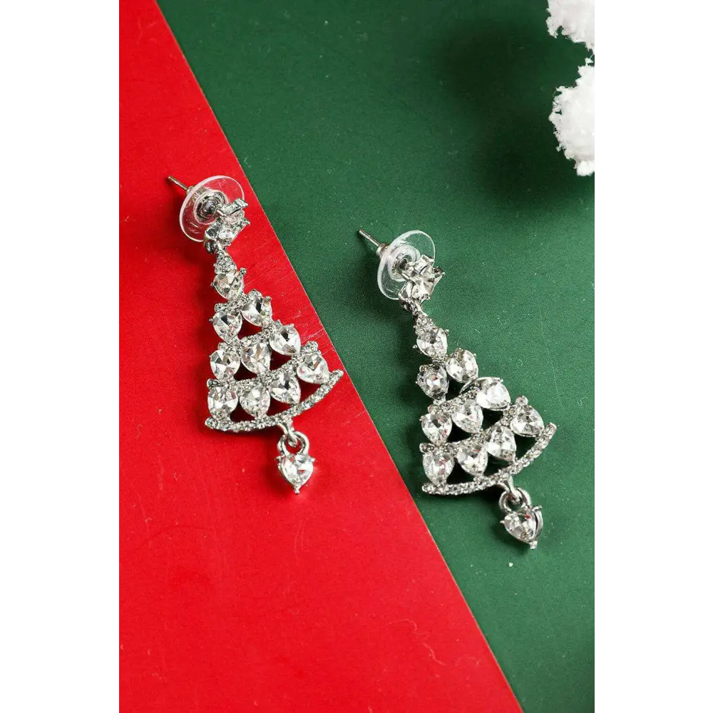 Exclusive christmas tree earrings for timeless luxury fashion for women $9.07 alloy sparkling diamonds enhance