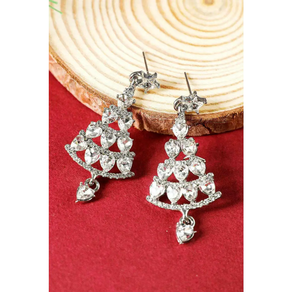 Exclusive christmas tree earrings for timeless luxury fashion for women $9.07 alloy sparkling diamonds enhance