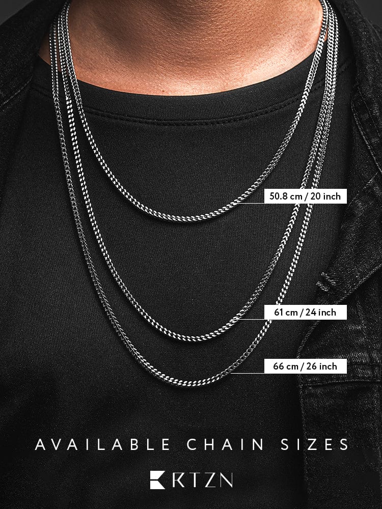 Wheat Chain - 2.5mm (Silver) - Maven Couture IncNecklace