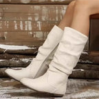 Size Zip Slouchy Boots