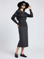 Skirt and Jacket Set UPPER EAST SIDE NYFW New Colecction BYMANYC ® New York