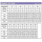 Standard size chart for Smileven Princess Wedding Dress showing US, Europe, UK sizes with bust, waist, hips, and height measurements in inches and cm