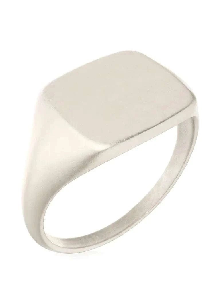 Square Signet Rings (Oxidized) - Maven Couture IncRings