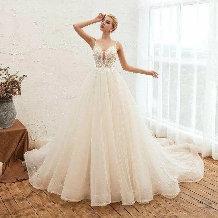 Starry sky luxury backless wedding dress for the chic modern bride $189 product information • fabric chiffon • main