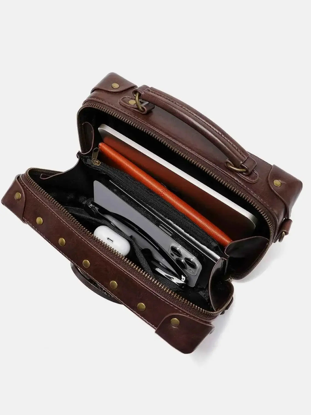 Steampunk Clockwork Design Crossbody Bag