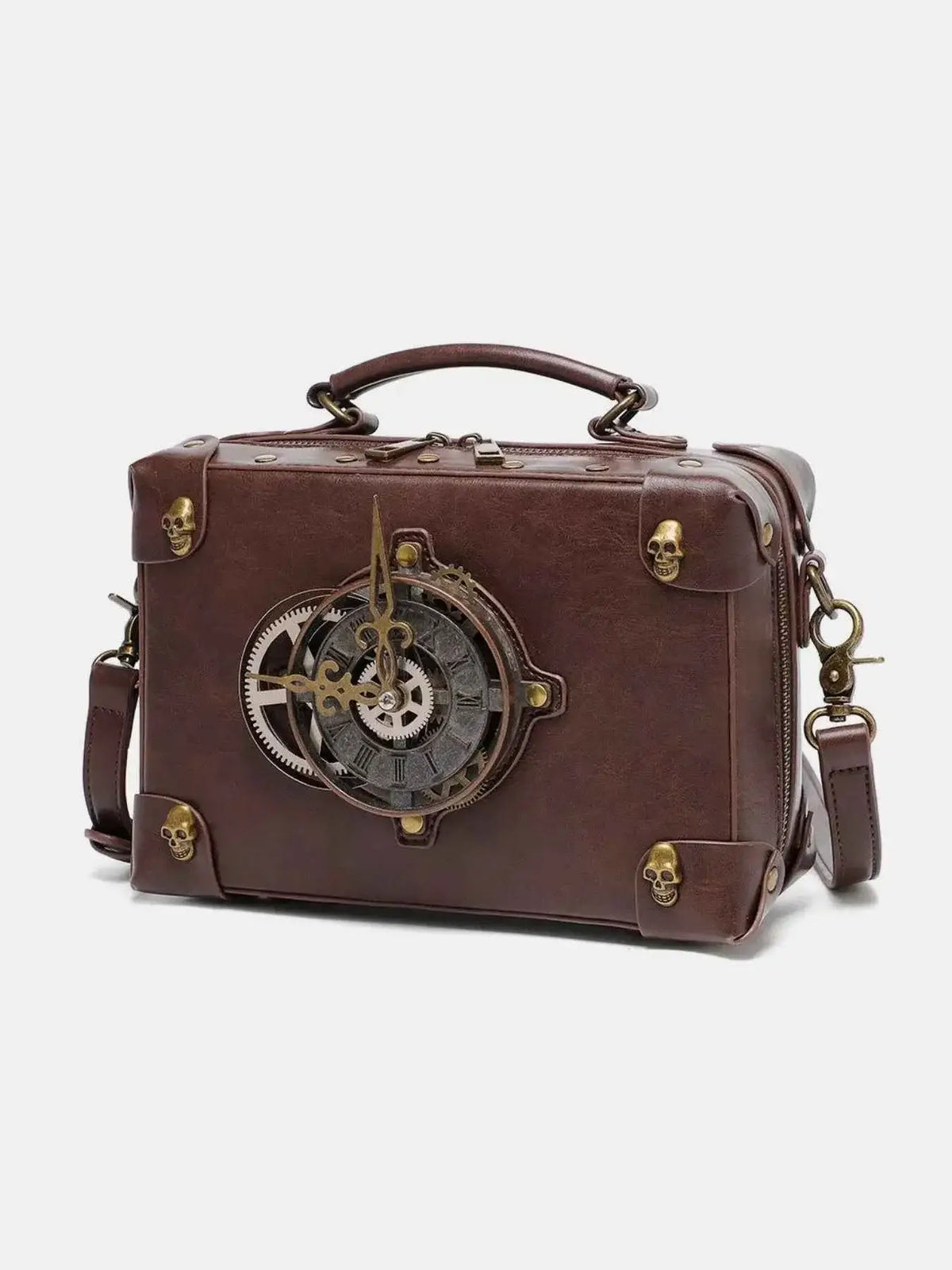 Steampunk Clockwork Design Crossbody Bag