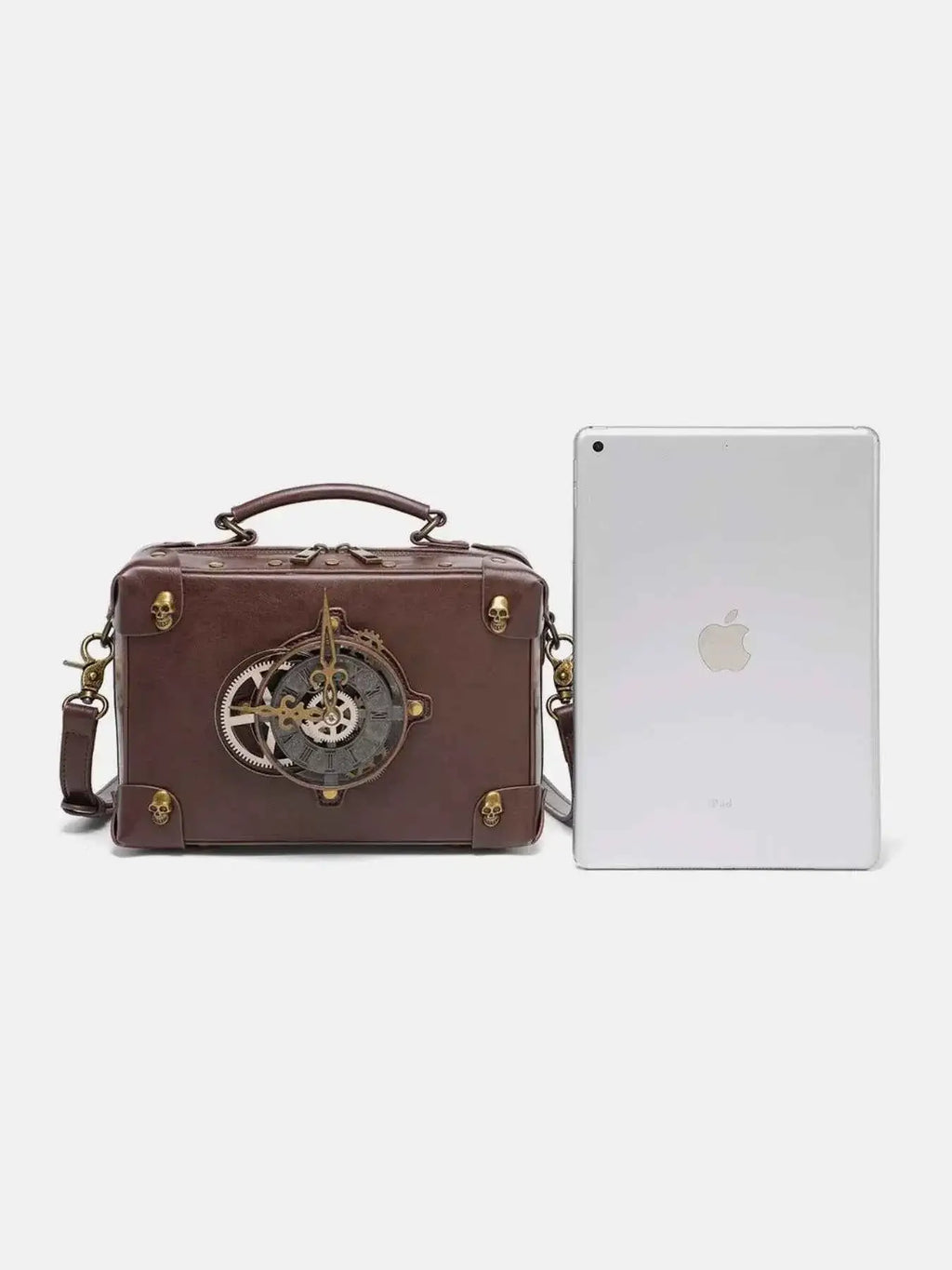 Steampunk Clockwork Design Crossbody Bag