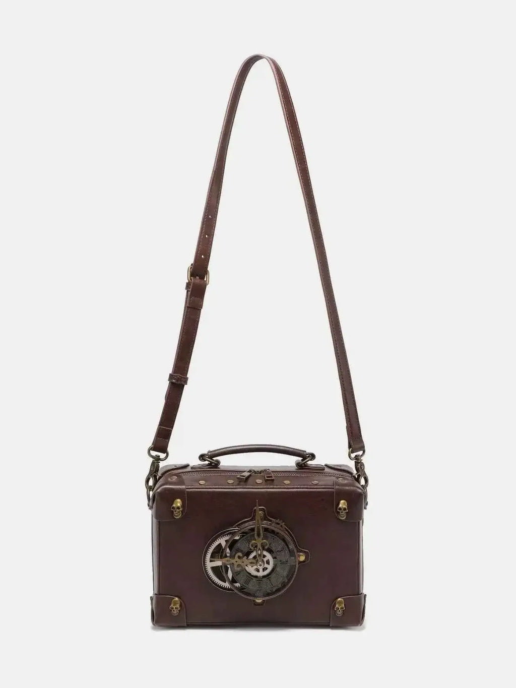 Steampunk Clockwork Design Crossbody Bag