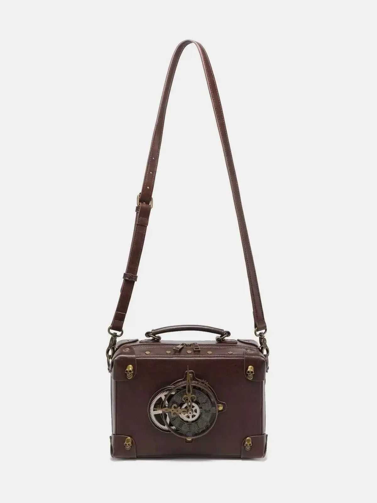 Steampunk Clockwork Design Crossbody Bag