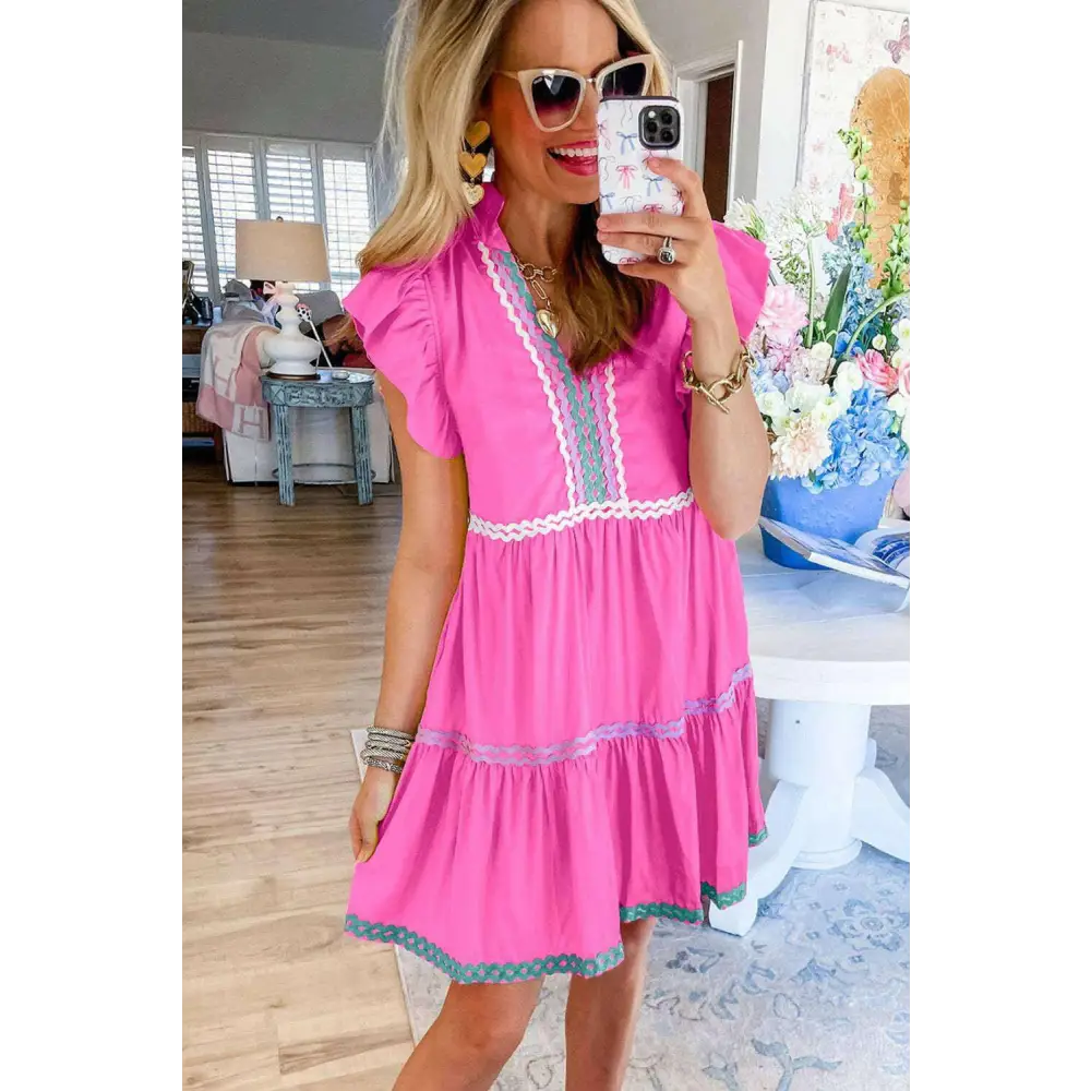 Charming strawberry pink dress in luxury fashion for women $64.72 100% cotton • crafted in an enchanting strawberry