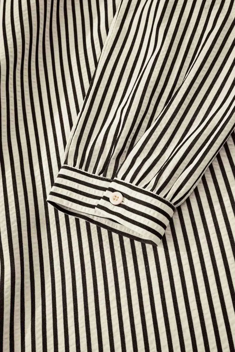 Stripe V Neck Zip Front Cinched High Waist Midi Dress
