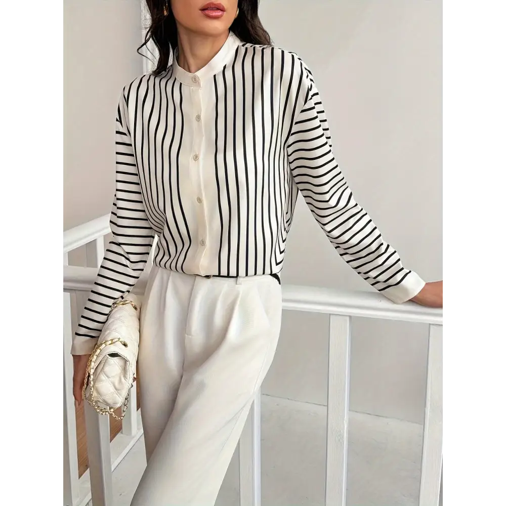 Chic timeless designer blouse for luxury fashion enthusiasts $26.26 luxuriously buttoned details that elevate