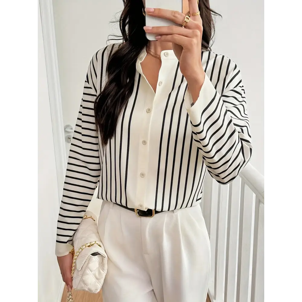 Chic timeless designer blouse for luxury fashion enthusiasts $26.26 luxuriously buttoned details that elevate