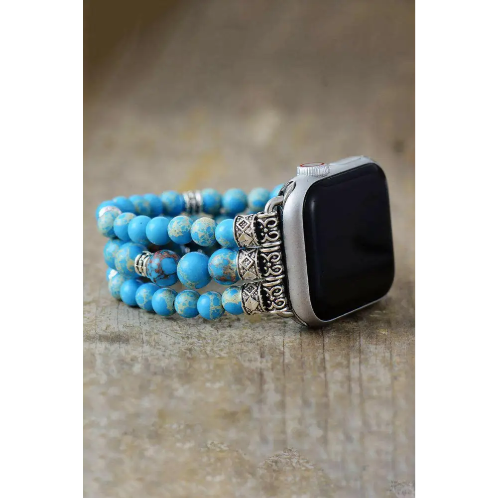 Elevate your style with the synthetic imperial jasper bracelet $22 indulge in the unique charm of natural stones,