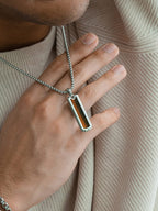 Tiger Eye Column Pendant Necklace - Maven Couture IncColumn Pendant