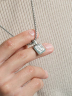 Meteorite Square Pendant Necklace - Maven Couture IncSquare Pendant