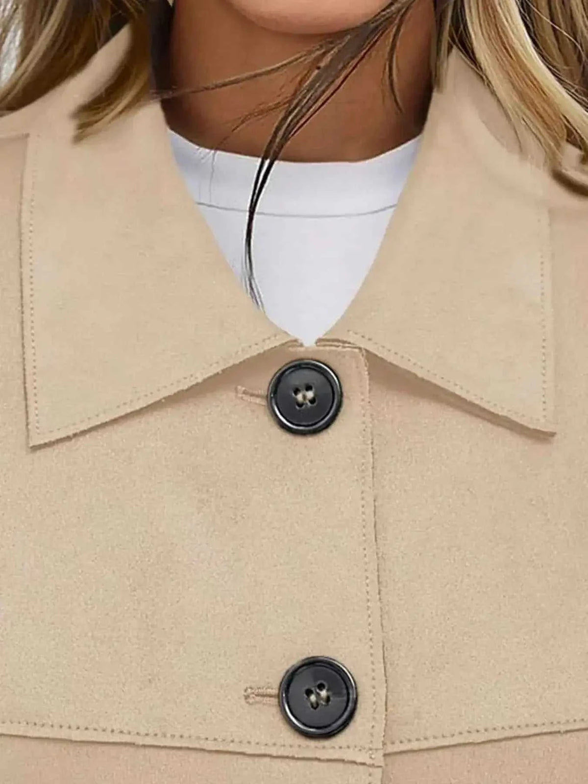Tailored Jackets and Statement Coats: Button-Down Cropped Jacket