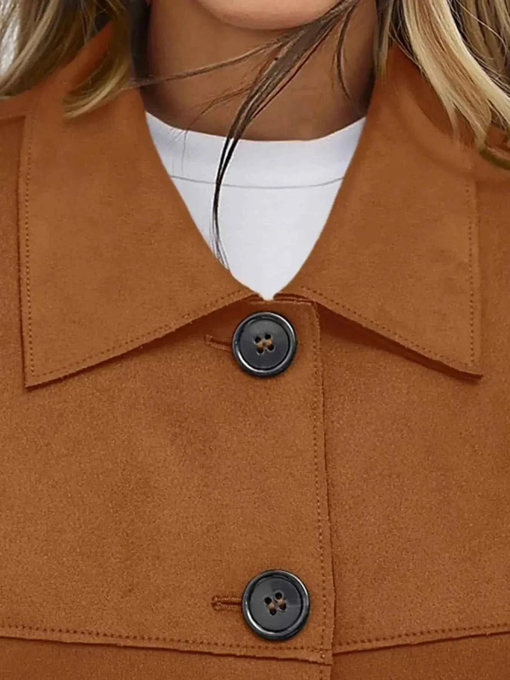 Tailored Jackets and Statement Coats: Button-Down Cropped Jacket