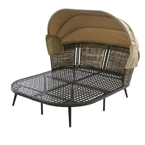 Elevate outdoor elegance with a terrace daybed and sunshade couture $699.99 specification product information item