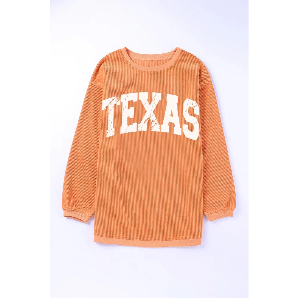 Elevate your wardrobe with the texas round neck luxury sweatshirt $39.99 this garment boasts a timeless, basic style,