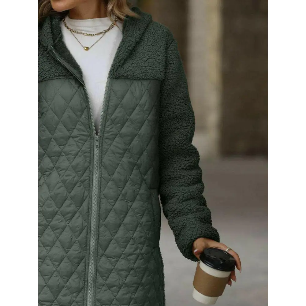 Chic elegant long sleeve hooded coat in luxury fashion for woman $45.20 basic style, offering a timeless and versatile