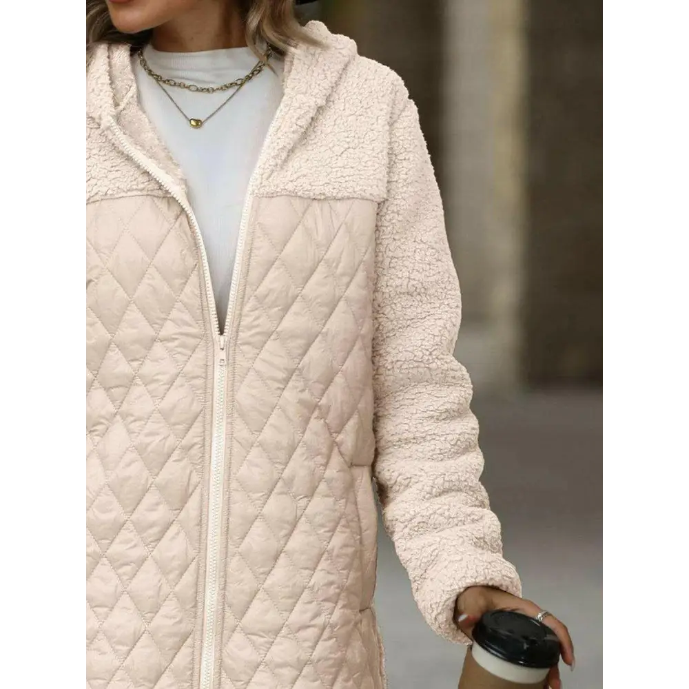 Chic elegant long sleeve hooded coat in luxury fashion for woman $45.20 basic style, offering a timeless and versatile