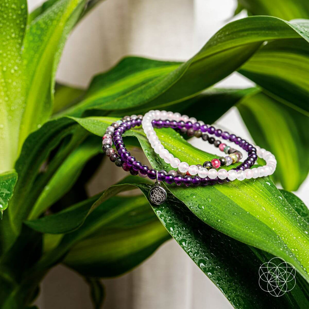 At Ease - Bracelet Set of 4 Crystals