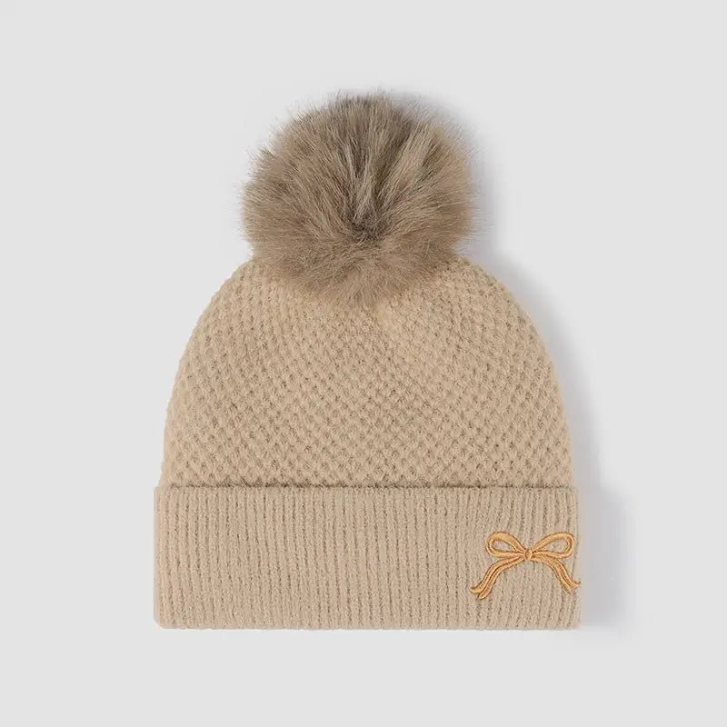 Elevate your winter style with maven couture’s luxury knit hat $20.99 1-piece imitation rabbit fur made imported