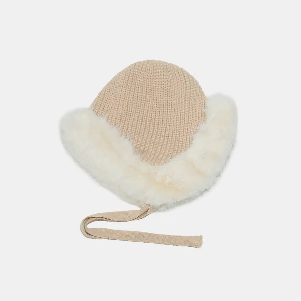 Elevate your wardrobe with the thermal tied fuzzy winter hat $22.99 1-piece acrylic, polyester imported product