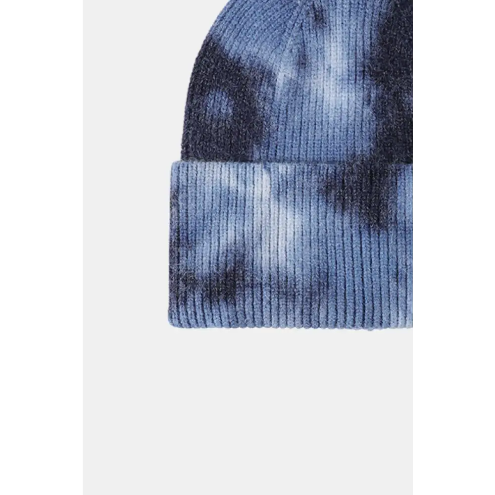 Elevate your look with the luxury tie-dye beanie for women $13 picture flat lay, highlighting the exquisite details