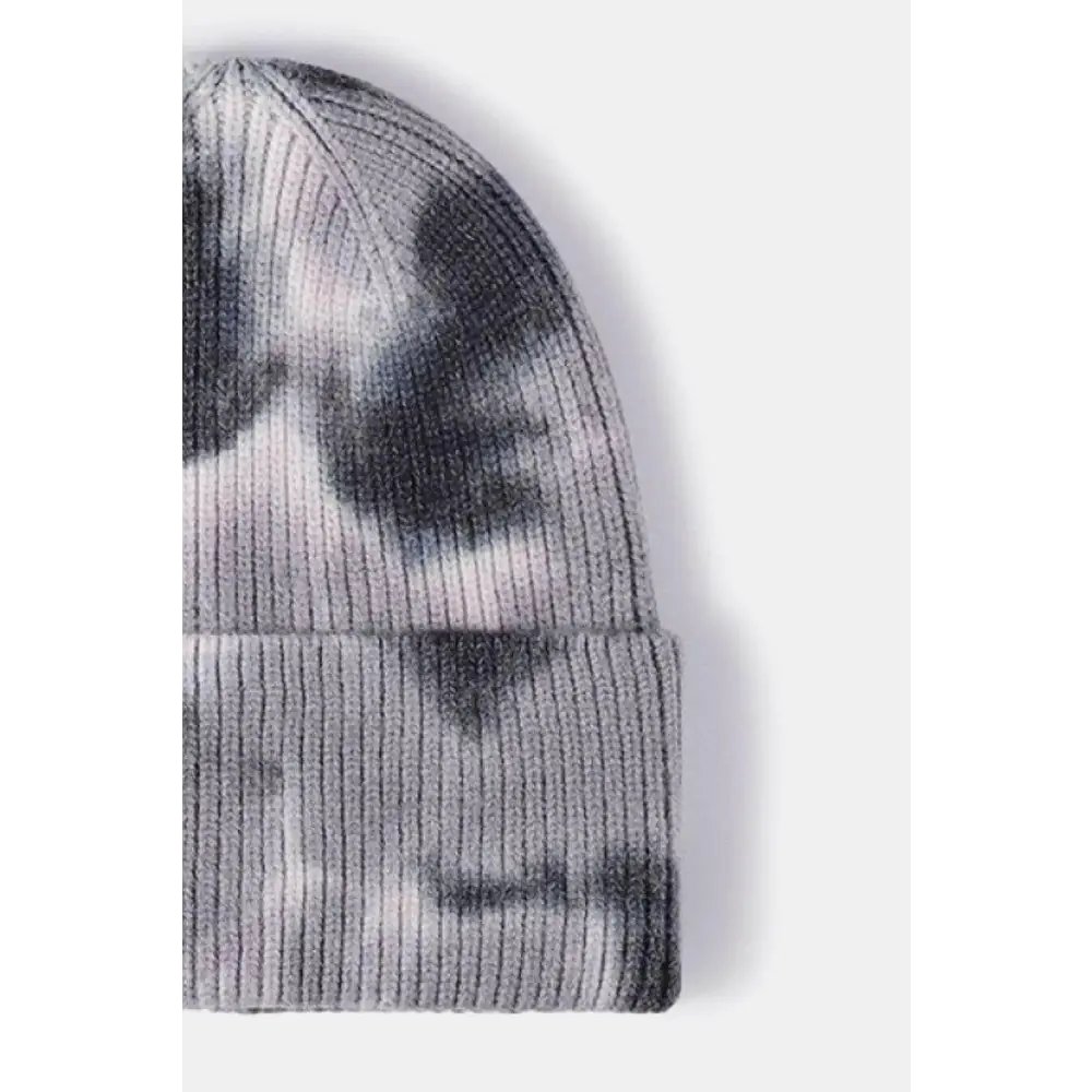 Elevate your look with the luxury tie-dye beanie for women $13 picture flat lay, highlighting the exquisite details