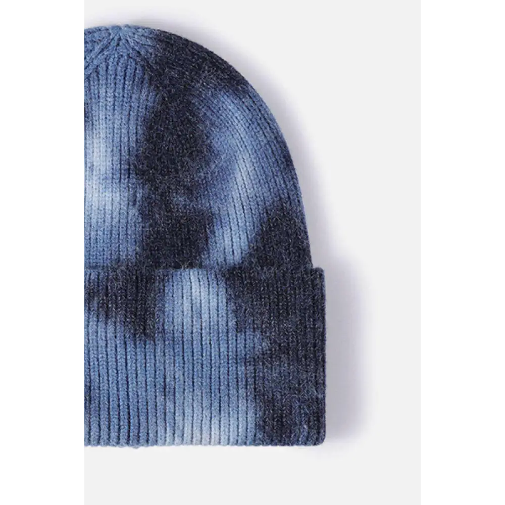 Elevate your look with the luxury tie-dye beanie for women $13 picture flat lay, highlighting the exquisite details