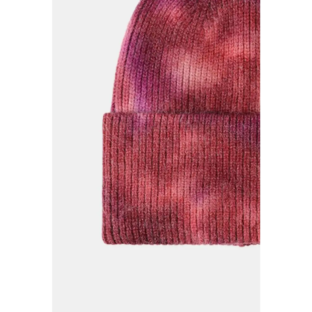 Elevate your look with the luxury tie-dye beanie for women $13 picture flat lay, highlighting the exquisite details