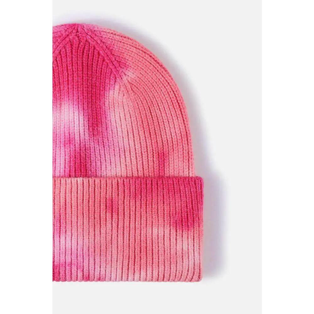 Elevate your look with the luxury tie-dye beanie for women $13 picture flat lay, highlighting the exquisite details