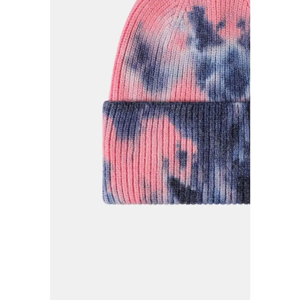 Elevate your look with the luxury tie-dye beanie for women $13 picture flat lay, highlighting the exquisite details