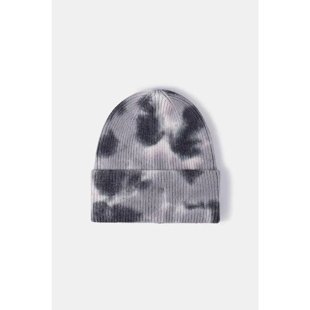 Elevate your look with the luxury tie-dye beanie for women $13 picture flat lay, highlighting the exquisite details