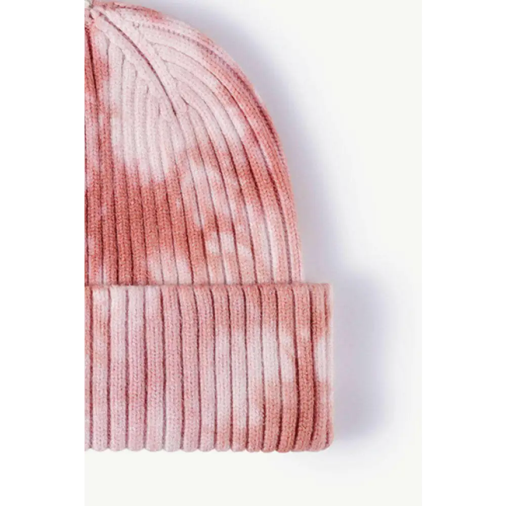 Elevate your look with the luxury fashion tie-dye ribbed beanie $13 picture flat lay, showcasing a stunning view