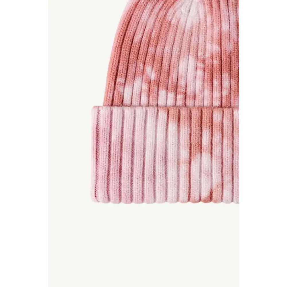 Elevate your look with the luxury fashion tie-dye ribbed beanie $13 picture flat lay, showcasing a stunning view