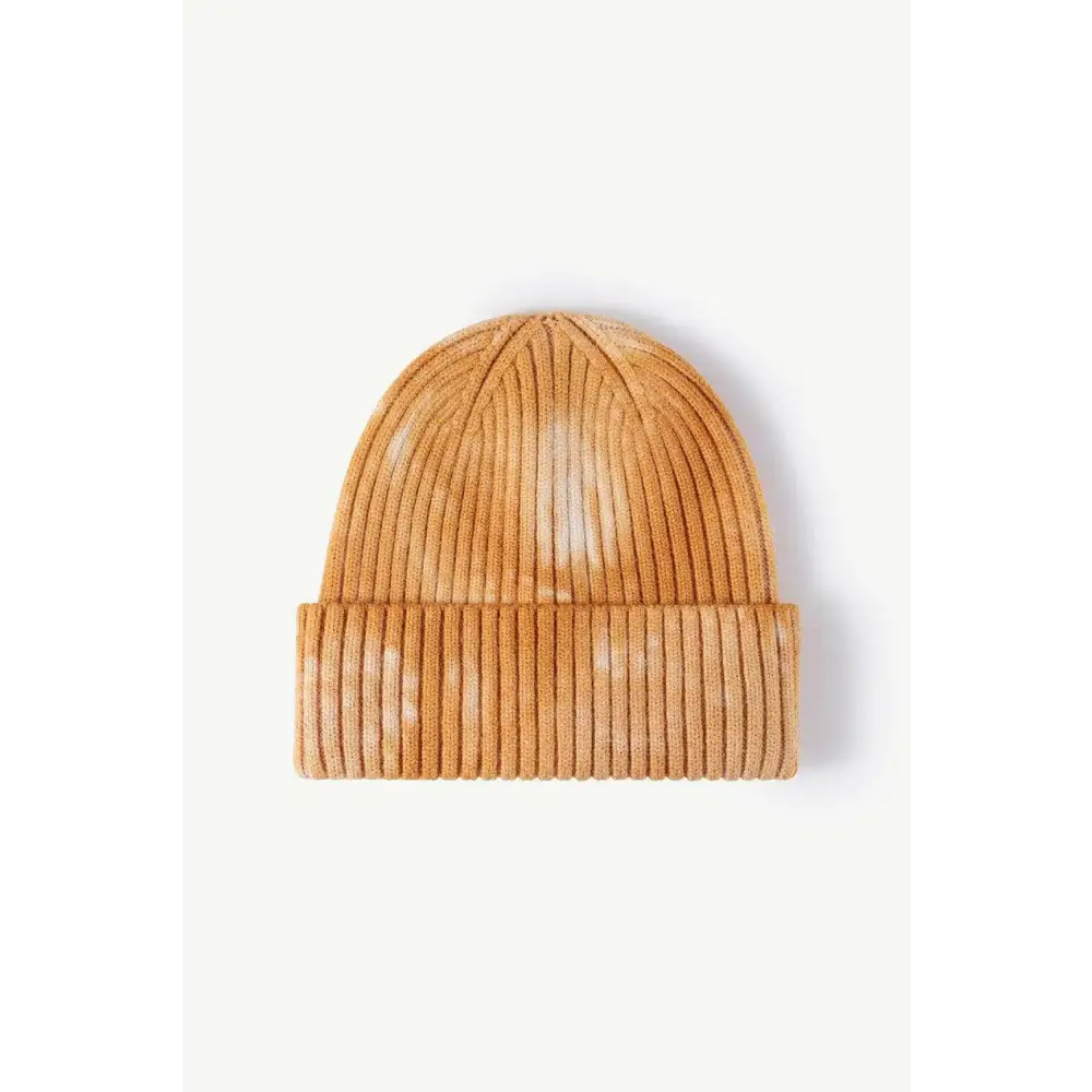 Elevate your look with the luxury fashion tie-dye ribbed beanie $13 picture flat lay, showcasing a stunning view